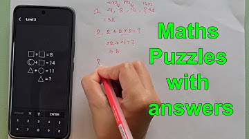 Math Riddle and Puzzle Game level 1 2 3 4 5