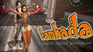 SL - CD_10 Lambada - couple dance animation for Second Life (3d virtual world)