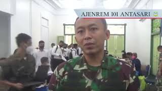 SERBUAN VAKSIN CALON TAMTAMA PK TA 2022 DAN WARGA SEKITAR SIRING KOREM 101 ANT