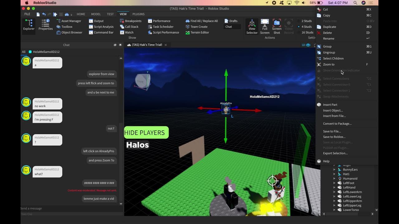How to Zoom To objects in Roblox Studio! (Roblox Studio) YouTube