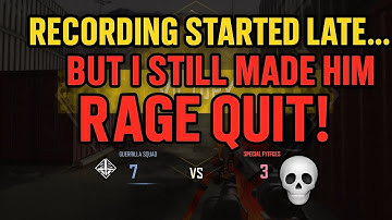 Recording Started Late… But I Still Made Him Rage Quit! 💀 (7-3 1v1)