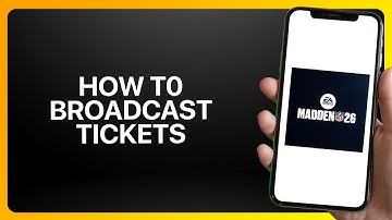 How To Use Broadcast Tickets In Madden NFL 26 Mobile 2025! Tutorial