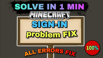 "Minecraft Sign-In Glitch? Easy Fixes and Solutions"