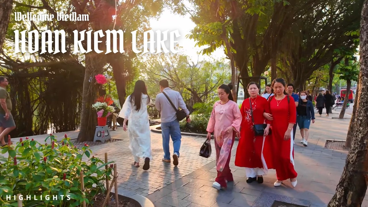 Hoan Kiem Lake 4K | A Cinematic Documentary of Hanoi’s Emerald Heart | Walking Tours