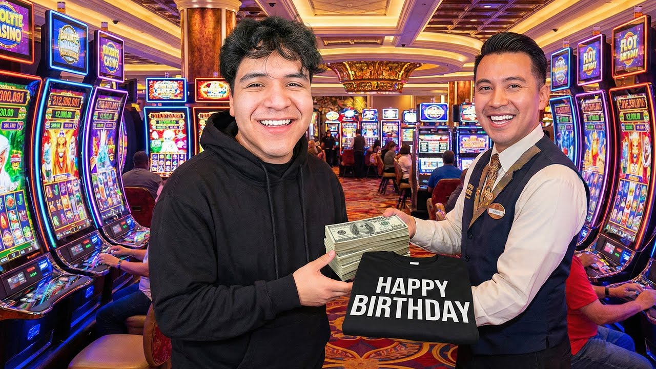 Я обошла все казино, чтобы забрать все бесплатные подарки, которые получила на день рождения.