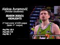 Aleksa Avramovic SEASON 2020/21 HIGHLIGHTS