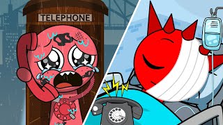 Raddy Please Pick Up The Phone Baby Teles Journey To Find His Daddy Incredibox Sprunki Animation