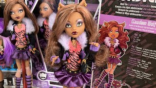 MONSTER HIGH BOORIGINAL CREEPRODUCTION CLAWDEEN WOLF DOLL REVIEW | + comparisons to 2010 dolls
