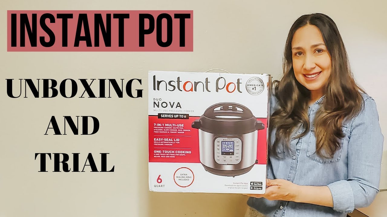 Instant Pot Duo Nova 3 Quart Unboxing And First Look 