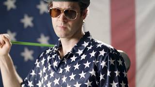 BombTech Golf American Flag Polo Shirt