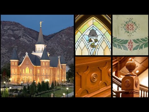 Architectural details of the Provo City Center Temple