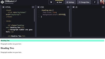 CSS Basics 1: Font-size, background-color, and units of measurement.