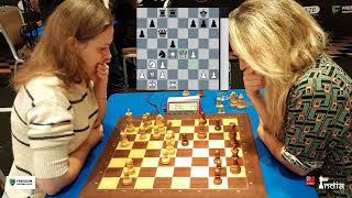 'Miss Solid' GM Anna Muzychuk vs 'Miss Messy' GM Elisabeth Paehtz | FIDE Women's World Cup 2023 R5.7