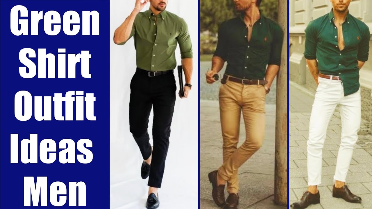 Green Shirt Combination Ideas For Men #matchingpantshirt #greenshirtoutfit  | by Look Stylish - YouTube