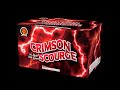 DFN6019 CRIMSON SCOURGE 36 SHOTS CAKE /CONSUMER FIREWORKS/1.4G CAKE/UN0336 FIREWORKS/DOREMIPYRO