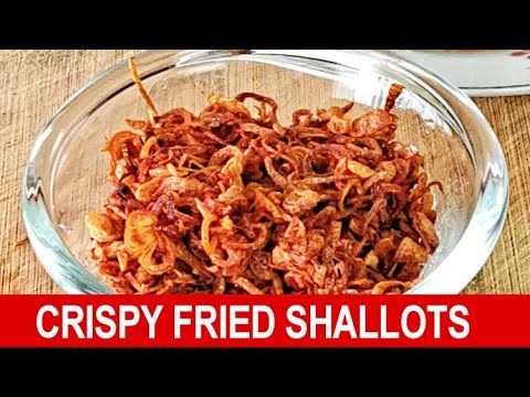 crispy shallots! 