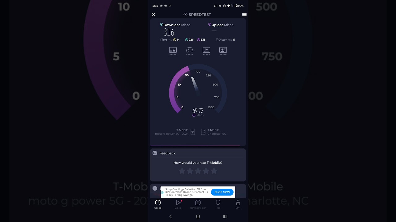 T-Mobile Home Internet Speed Test