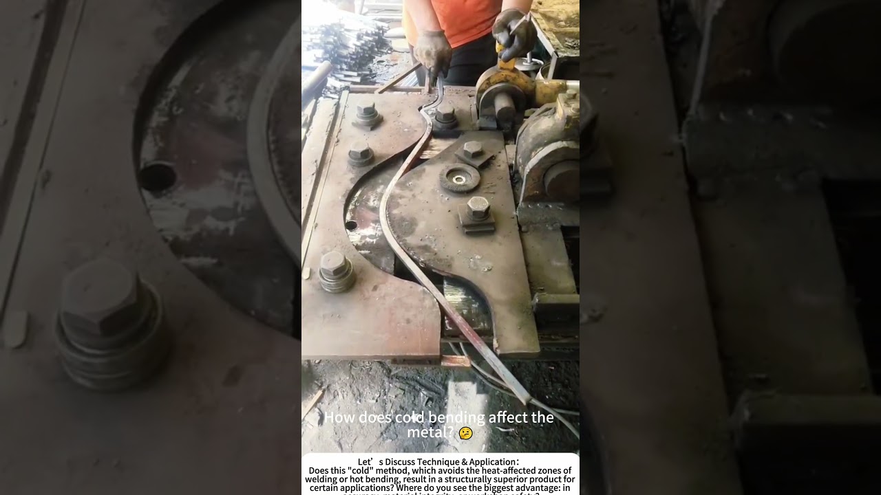 The Power of Cold Forming: Bending Steel with a Hydraulic Press 🔩