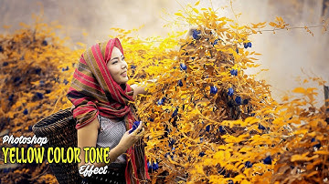 Yellow Color Tone Photo Editing | Photoshop CC 2020 Tutorial