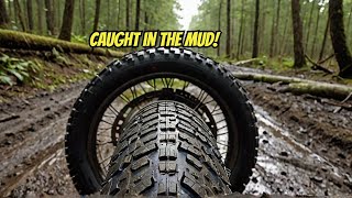 How Deep Was That Mud? Bike Gets Trapped in Franklin State Forest