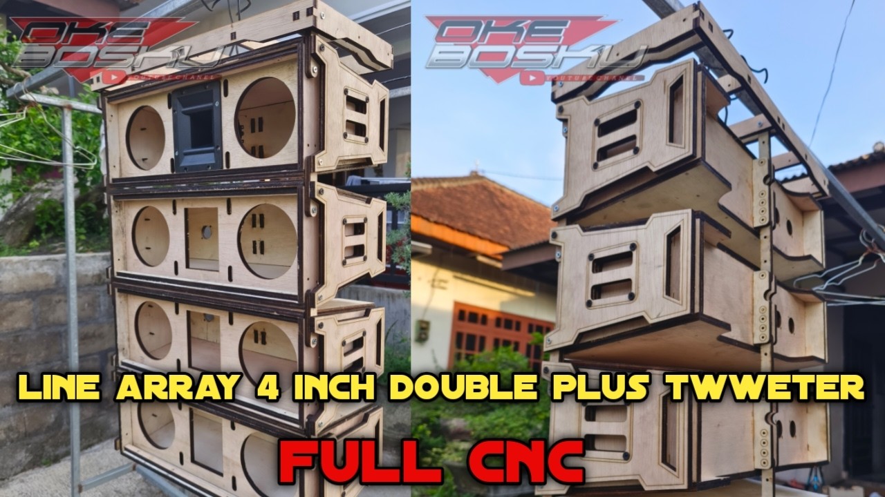 MEMBUAT PESANAN LINE ARRAY 4 INCH DOUBLE PLUS TWEETER MUENING BOSKU 🔥🔥🤙 ...