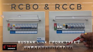 Busbar Fork กับตู้ Consumer DIN Type ใช้งานดีมาก