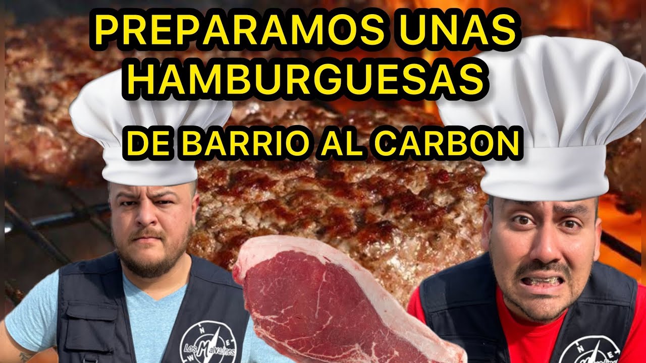 Las MEJORES Hamburguesas al Carbon de Sirloin y Caseras