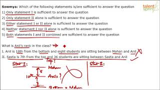 Data Sufficiency | Additional Example - 10 | Reasoning Abililty | TalentSprint Aptitude Prep