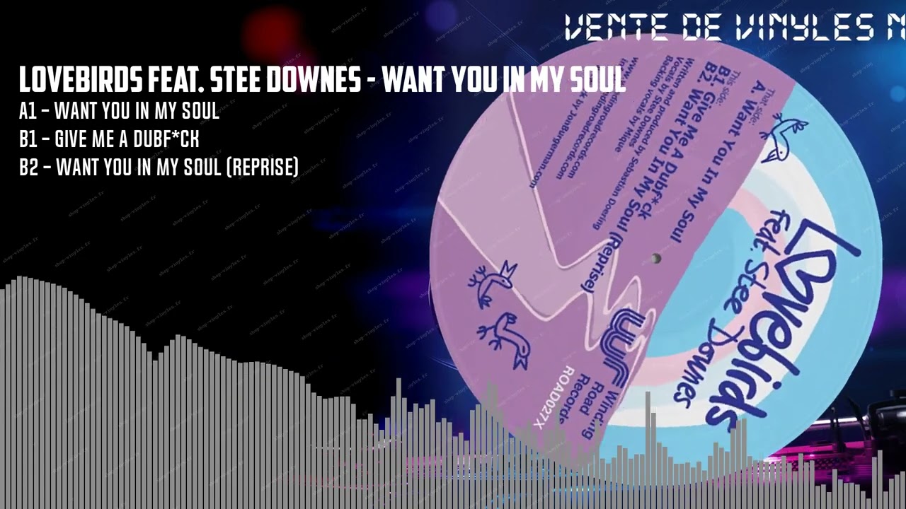 Lovebirds Feat. Stee Downes - Want You In My Soul [PICTURE DISC