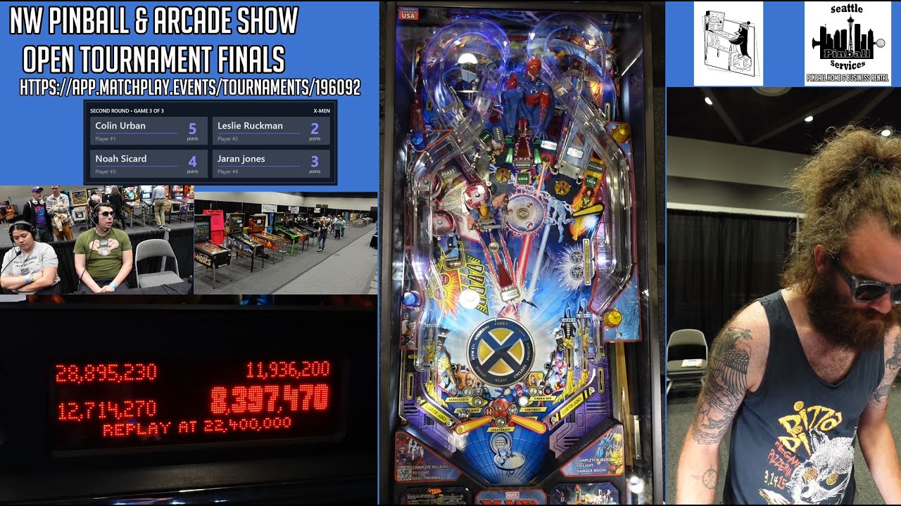 2025 06 07 NW Pinball Show - 1st & 2nd round Open finals