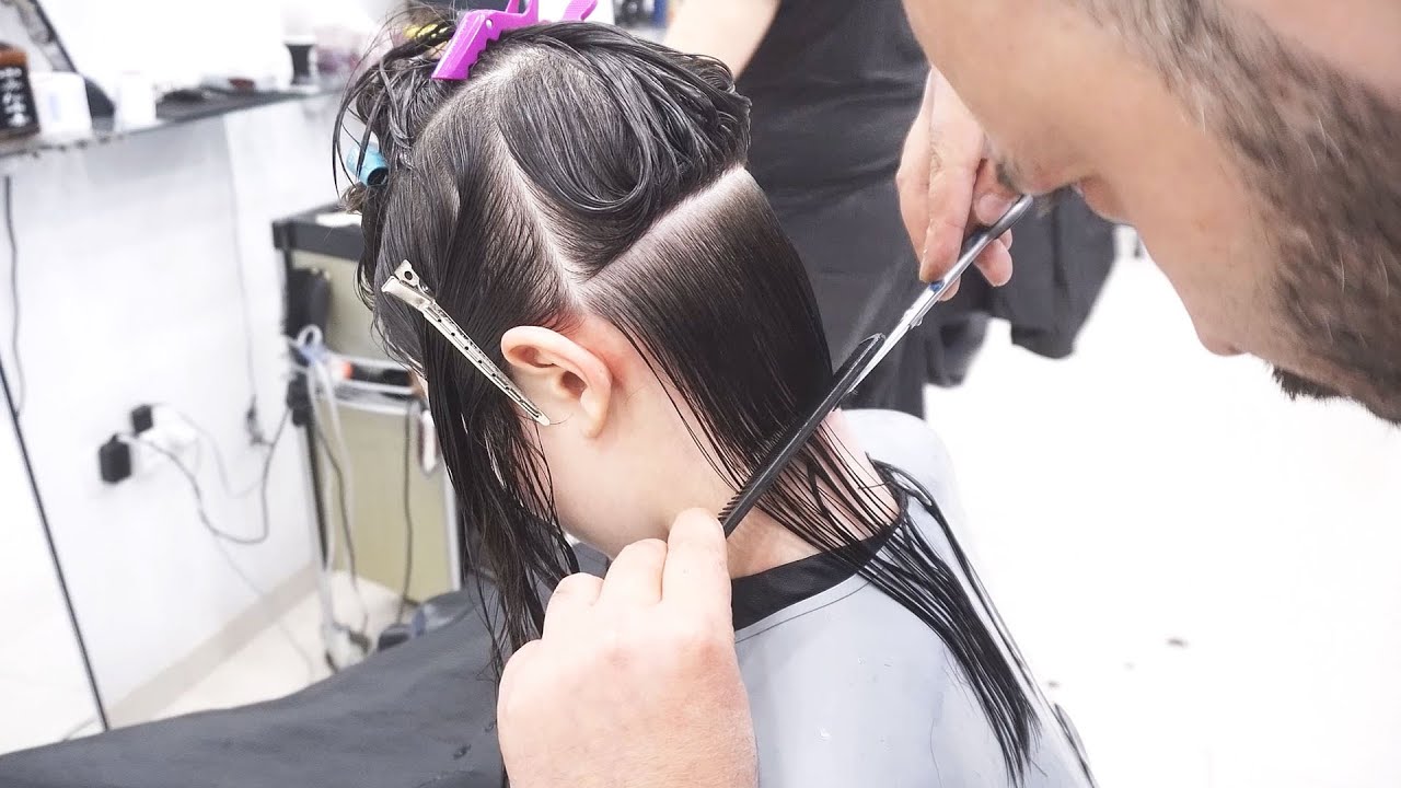 SUPER HAIRCUT - LONG TO SHORT BOB HAIRCUT WITH BANGS