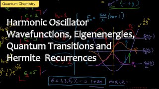 Harmonic Oscillator Wavefunctions, Eigenenergies, Quantum Transition and Hermite Recurrences