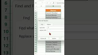 Best way to remove surname&#39;s in excel 😯😯🔥#shorts  #excel