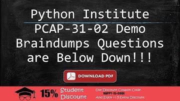 Python Institute PCAP-31-02 Exam Questions