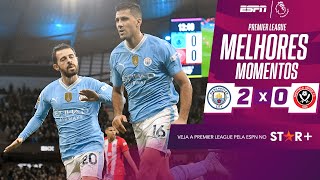 Thumbnail for Rodri e Julián Álvarez brilham, e Manchester City bate o Sheffield United | Melhores Momentos