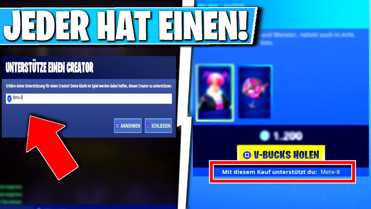Wie Bekomme Ich Einen Creator Code In Fortnite 😡Jeder hat einen CREATOR-CODE in FORTNITE?!? - YouTube