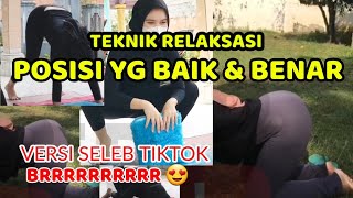 HIJAB CANTIK MONT*K AJARIN TEKNIK RELAKSASI & POSISI YANG BAIK & BENAR VERSI SELEB TIKTOK