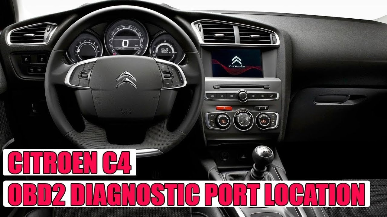 TUTORIAL: Citroen C4 (2011-2020) OBD2 Diagnostic Port Location