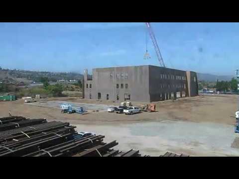 Time Lapse: Tilt-Up of Walls at New Sharp Rees-Stealy Santee Medical Center in San Diego