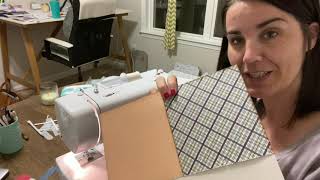 How to Sew on a scrapbooking page