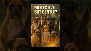 “7 Best Dog Breeds That Protect Without Being Scary”#dog #top #shorts #youtube #brainnestle #facts
