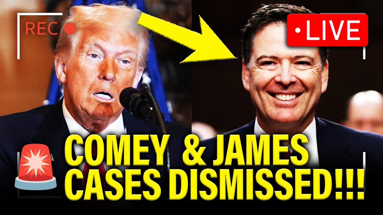 🚨 BREAKING: COMEY & JAMES CASES DISMISSED