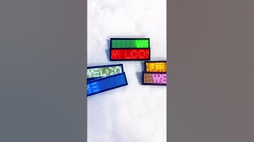 Factory Price Led Flashing Name Tag Multi-Color Programmable Scrolling LED Name Badge