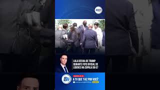 Lula desvia de Trump durante foto oficial de líderes na cúpula do G7