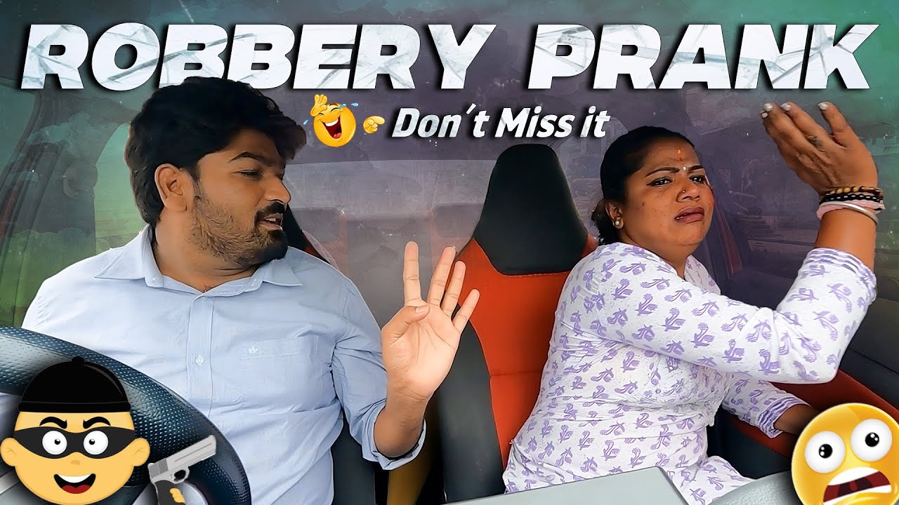 Robbery car prank😂🤯😱I Tharle car I Kannada Comedy I Car Prank I Prank I Car Comedy I Prank Video I