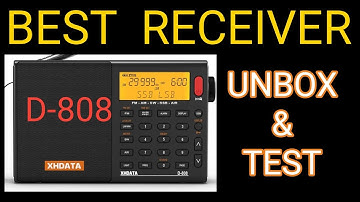 XHDATA D-808 Unbox & Overview 2025 Model