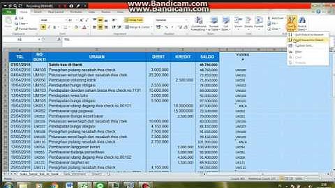 TABK - Rekonsiliasi Bank Menggunakan Excel
