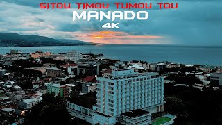 INDAHNYA KOTA MANADO - by drone [4K] Kota Terbesar dan Termaju di Sulawesi Utara