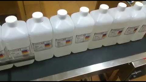 Industrial Printing on Chemical Plastic Bottles with RNJet 100 | RN Mark Inc