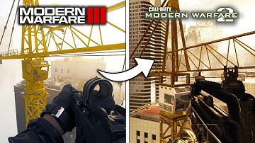 MODERN WARFARE 3 vs MW2 Highrise Map Comparison